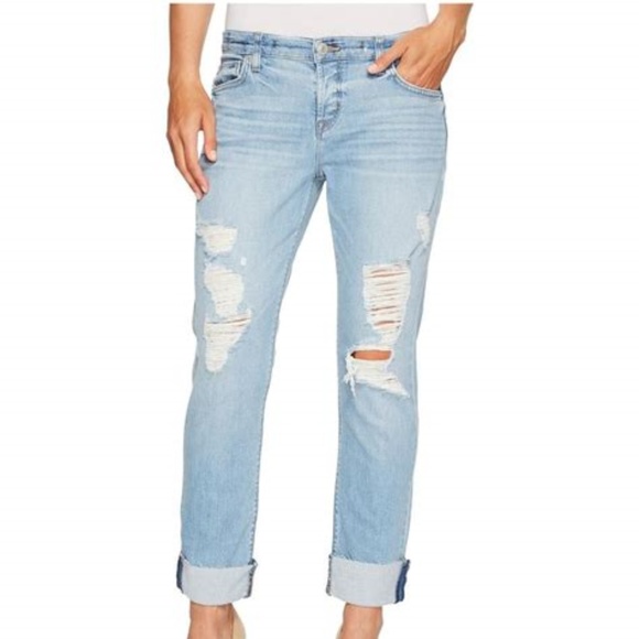 Hudson Jeans Denim - Hudson 'Riley' Crop Straight Relaxed Fit Jeans 27
